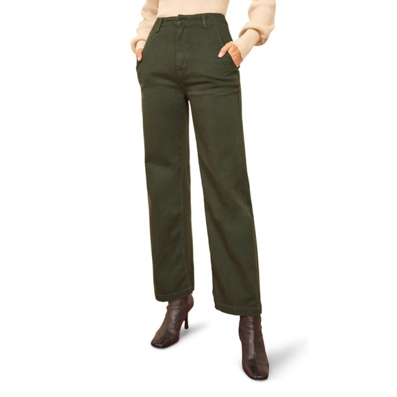 reformation lani work pant